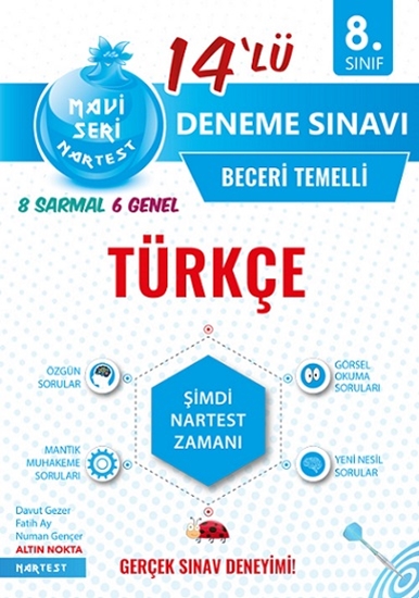 8. Sınıf Mavi Türkçe 14 Deneme Sınavı