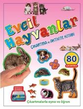 Evcil Hayvanlar Çıkartma Ve Aktivite Kitabı